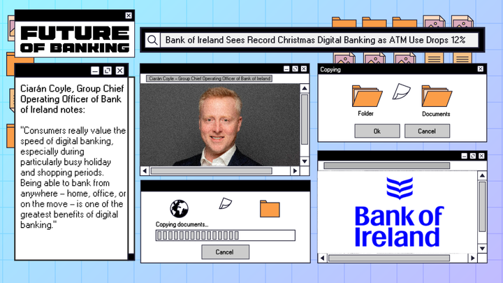 Bank of Ireland Sees Record Christmas Digital Banking as ATM Use Drops 12%